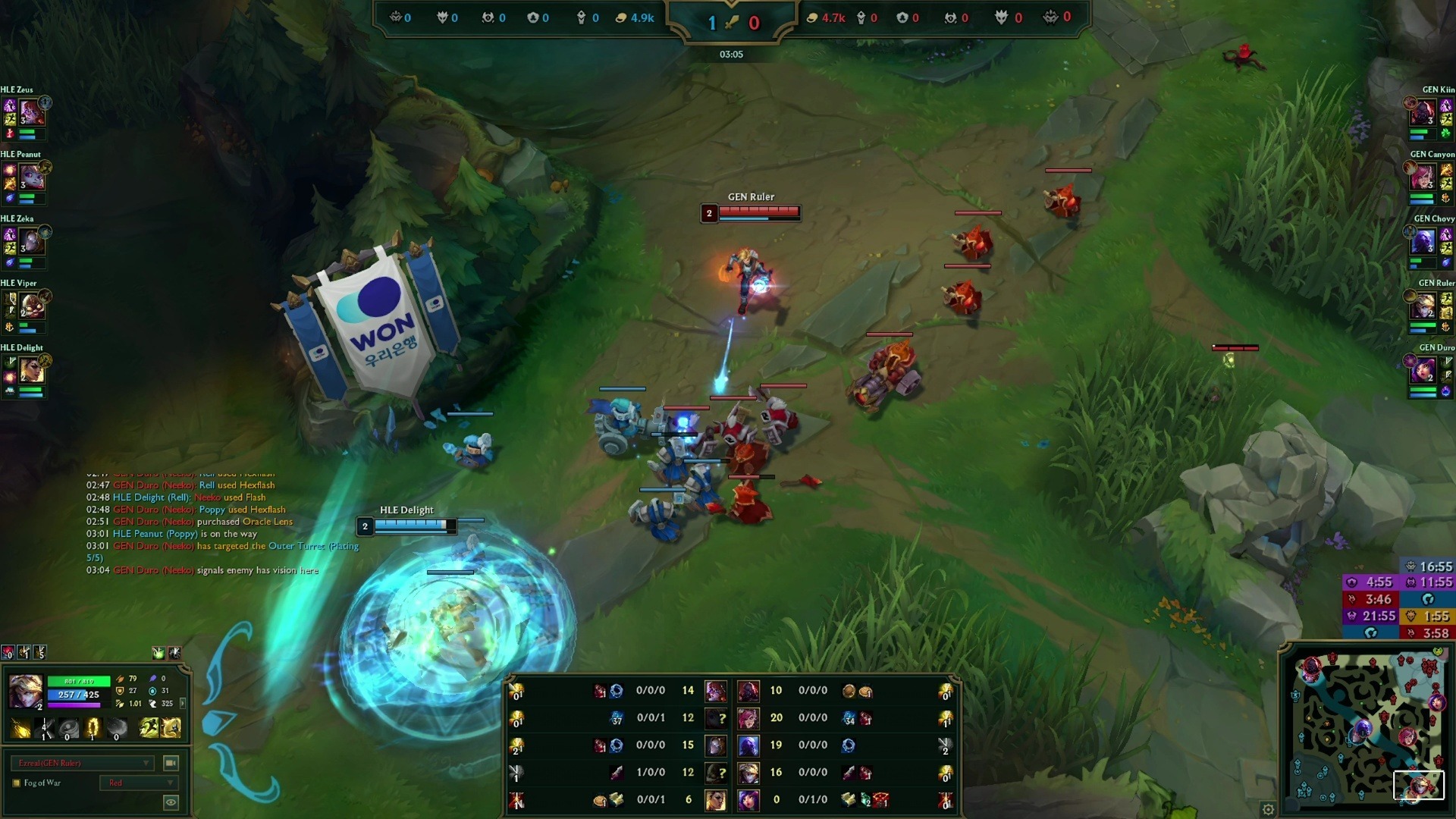 V5轻取HLE，Ruler完成史诗逆转激烈交锋全球总决赛，留下经典瞬间