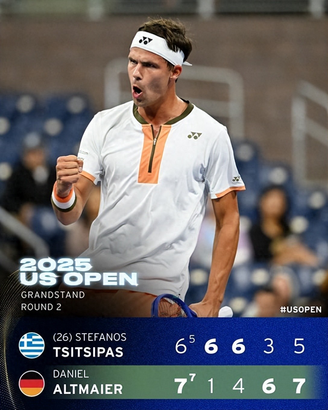 澳网逆转美网，西西帕斯扛起全队